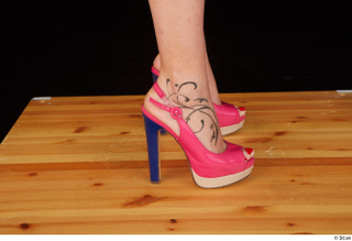 Lady Dee foot pink high heels shoes 0007.jpg